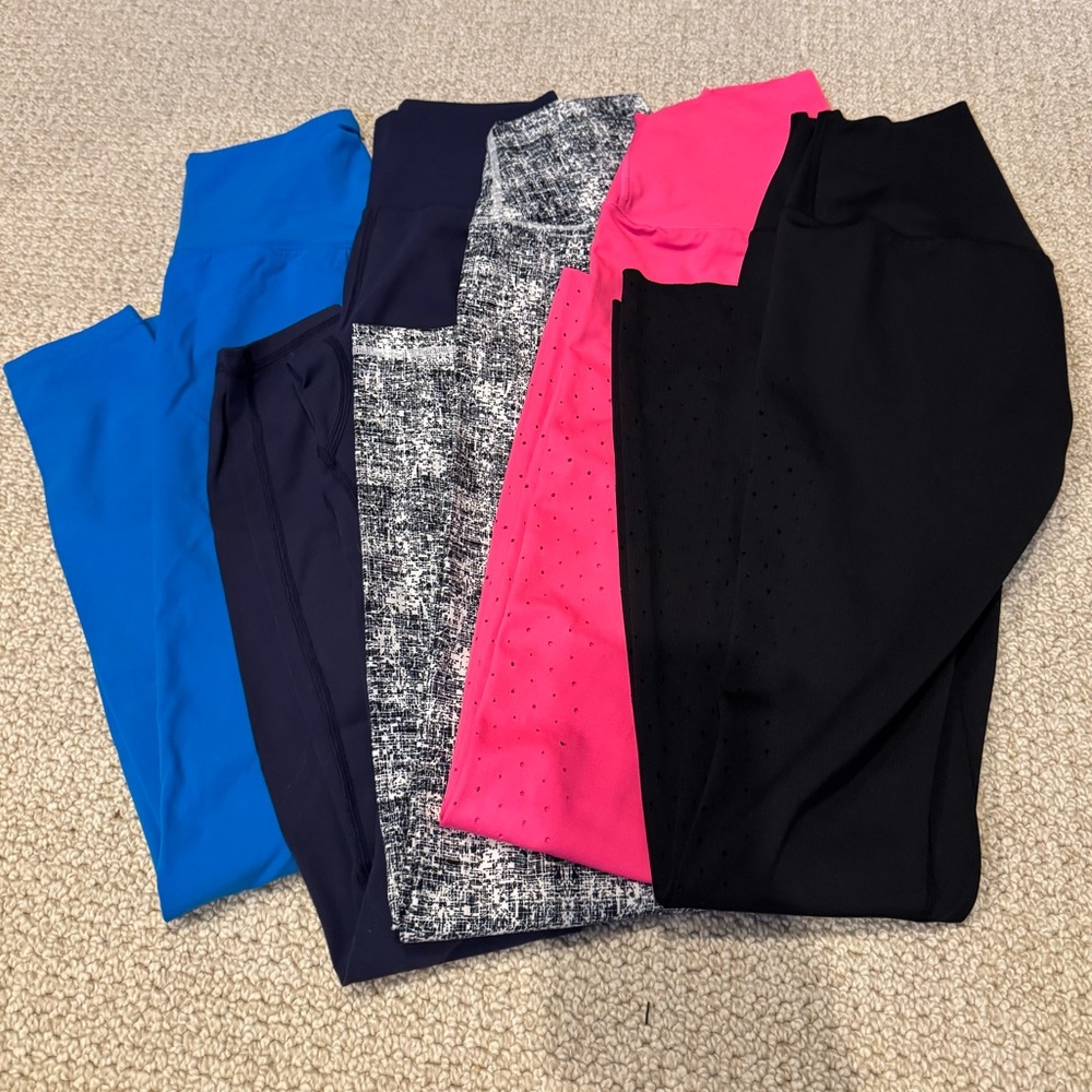 BuffBunny Women's Leggings Set - Blue, Black, Pink, Gray, Navy